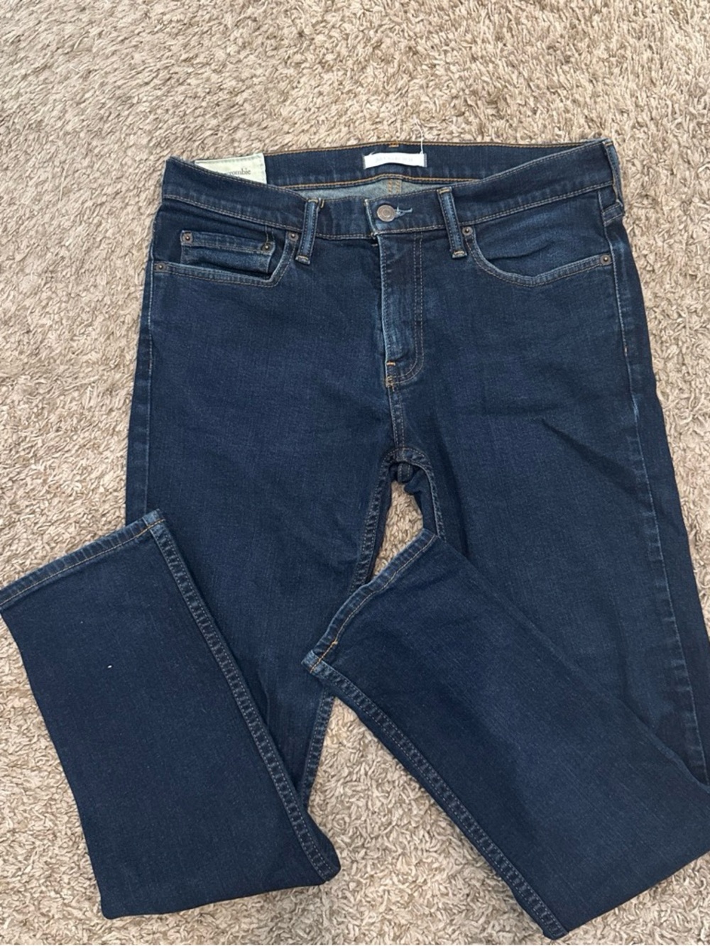 Abercrombie & Fitch Dark Blue Skinny Jeans